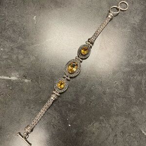 Bali Legacy Brazilian Citrine Toggle Clasp Bracelet